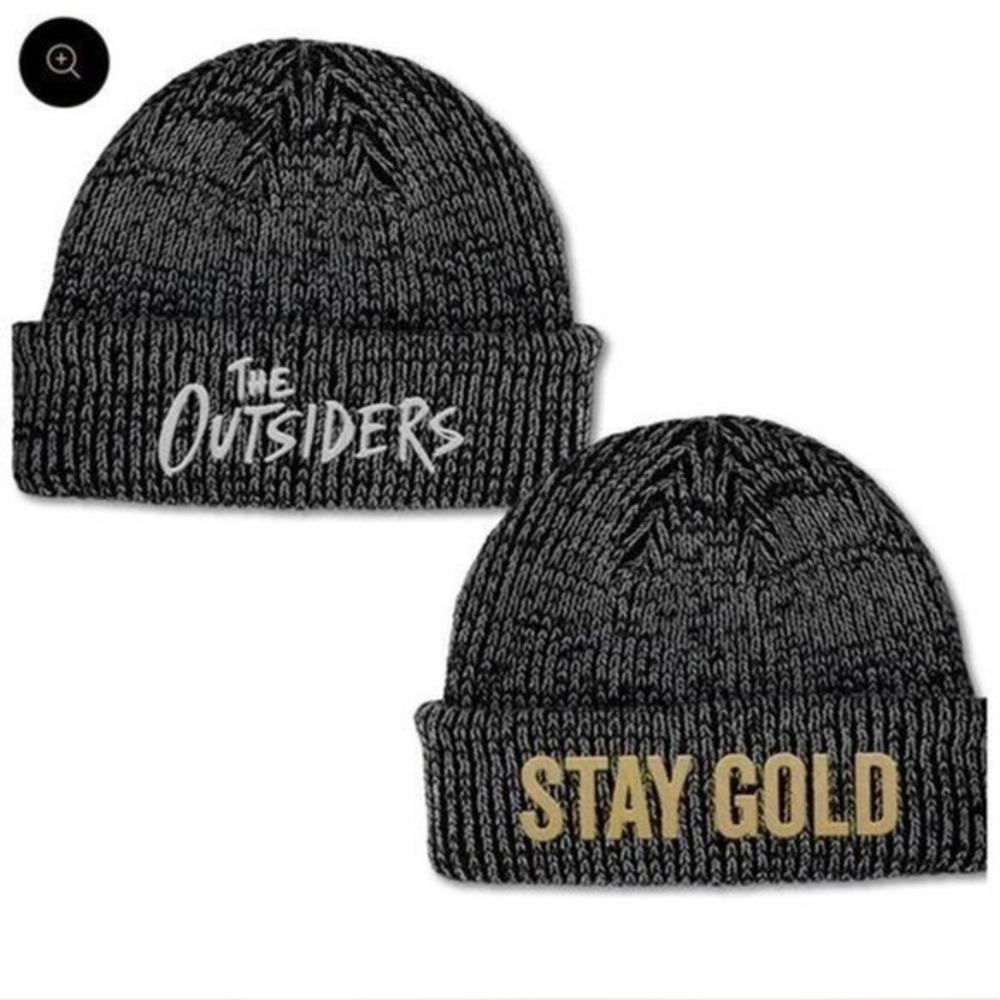 The Outsiders "Stay Gold" Beanie - Gray - New